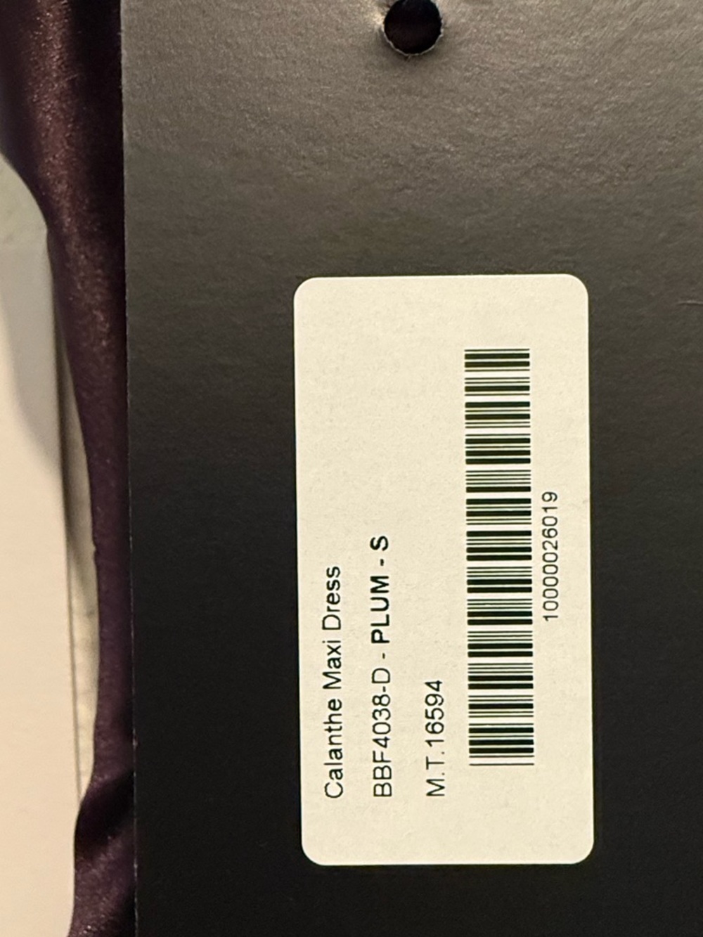 BABYBOO Satin Plum Maxi Dress - Picture 8 of 8